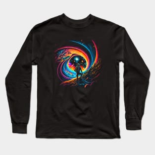 Space Portal - for Dark Shirts Long Sleeve T-Shirt